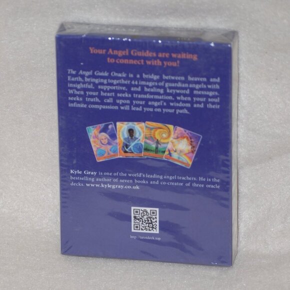 NWT The Angel Guide Oracle Cards 44 Card Tarot Deck and Guidebook by Kyle Gray - Picture 2 of 4